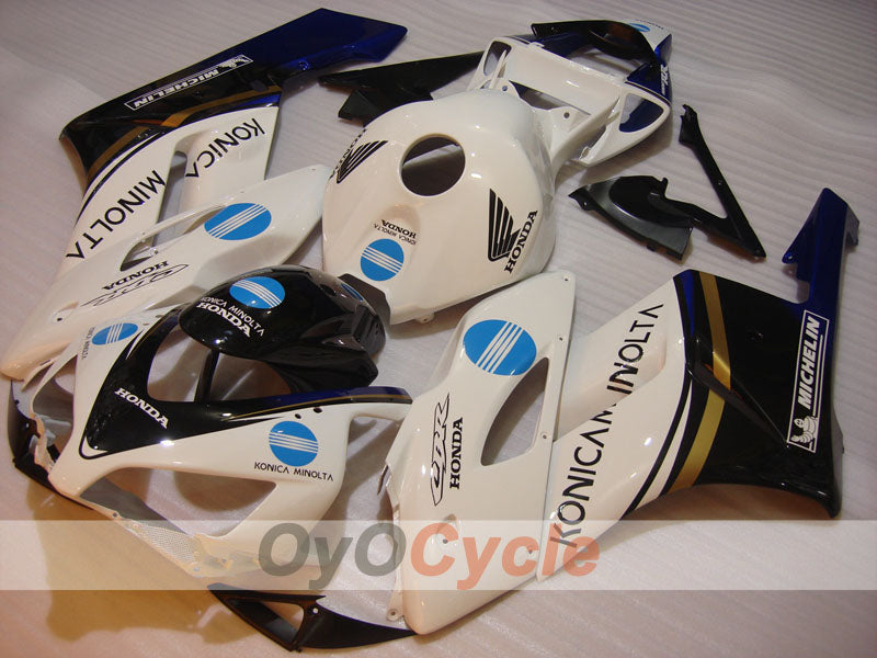 Carena a iniezione per CBR1000RR 04-05 - Bianco, Nero - Konica Minolta #OYO87904943 Immagine secondaria del prodotto
