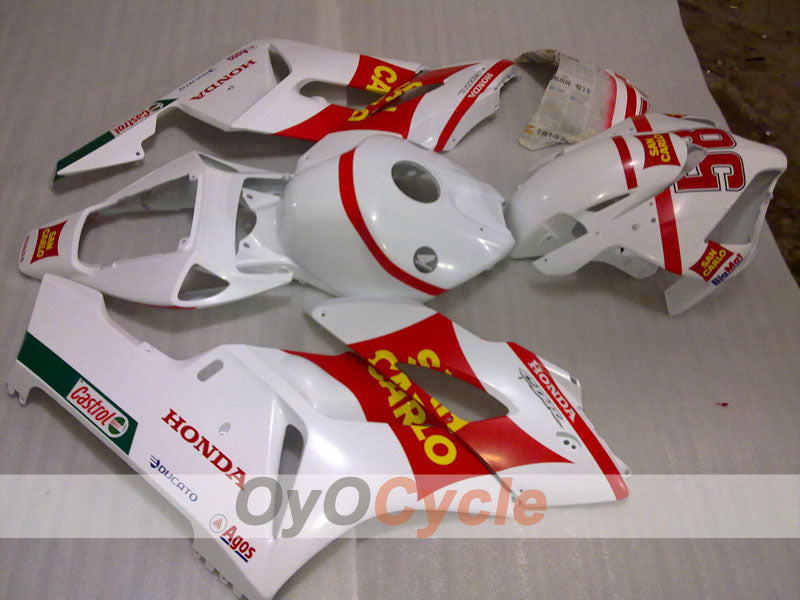 Kit carene a iniezione per CBR1000RR 04-05 - Rosso, Bianco - San Carlo #OYO87904944 Immagine principale del prodotto