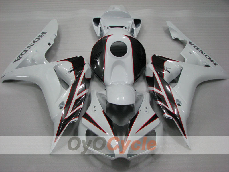 Kit carene a iniezione per CBR1000RR 06-07 - Bianco, Nero - Stile di fabbrica #OYO87904973 Immagine secondaria del prodotto