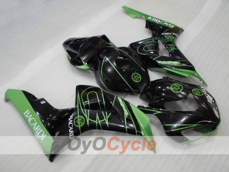 Kit carene a iniezione per CBR1000RR 06-07 - Verde, Nero - BACARDI #OYO87904974 Immagine principale del prodotto