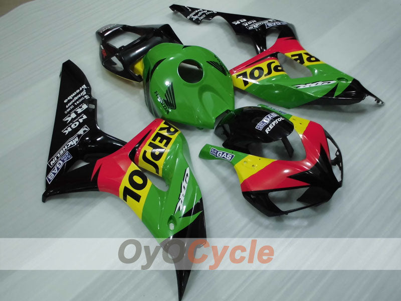 Kit carene a iniezione per CBR1000RR 06-07 - Verde, Nero - Repsol #OYO87904976 Immagine secondaria del prodotto