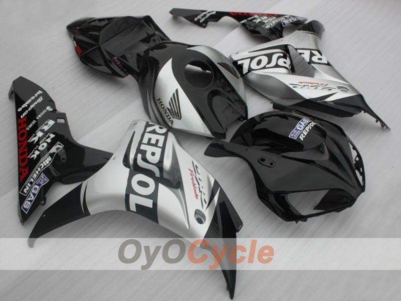 Carene a iniezione per CBR1000RR 06-07 - Nero, Argento - Repsol #OYO87904977 Immagine principale del prodotto