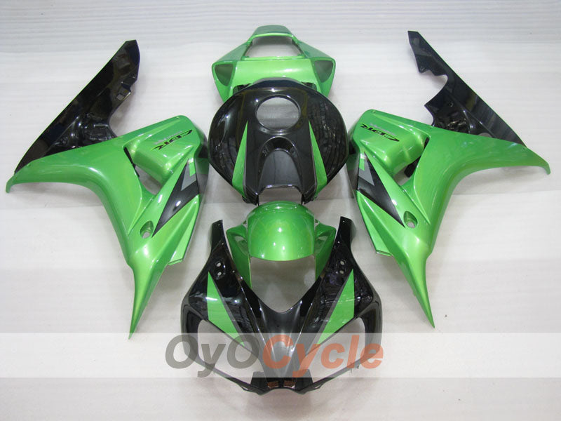 Kit Carene a Iniezione per CBR1000RR 06-07 - Verde, Nero - Stile Originale #OYO87904978 Immagine principale del prodotto