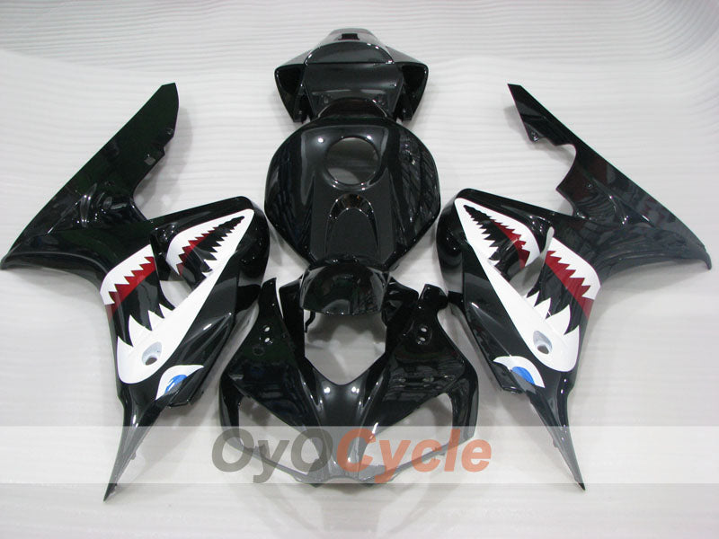 Kit carene stampate a iniezione per CBR1000RR 06-07 - Nero - Shark #OYO87904979 Immagine secondaria del prodotto
