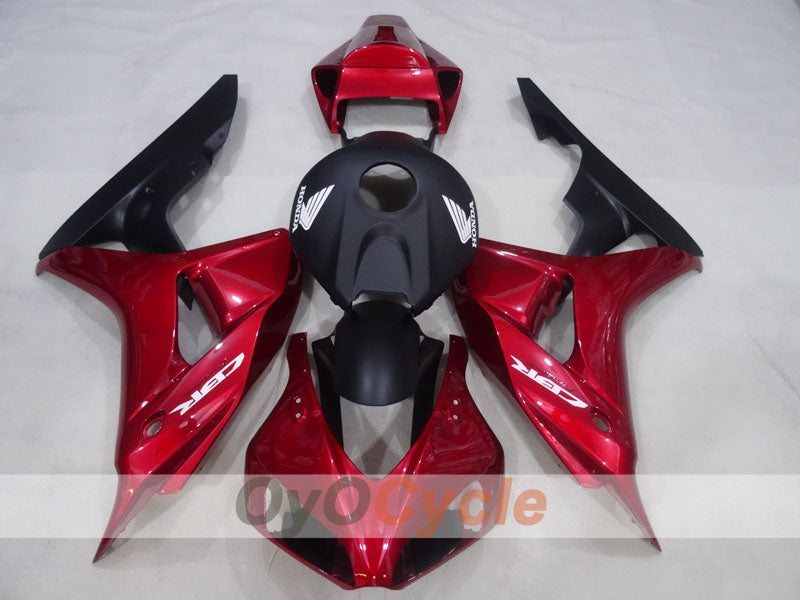 Kit carene stampate a iniezione per CBR1000RR 06-07 - Color Rosso Vino, Nero - Stile originale #OYO87904980 Immagine secondaria del prodotto