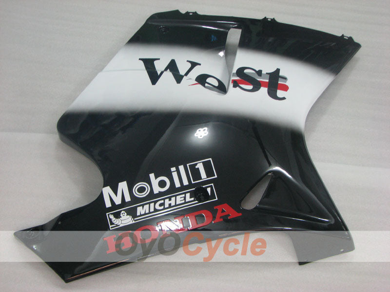 Kit carene a iniezione per CBR1100XX 96-07 - Nero - West #OYO87905044