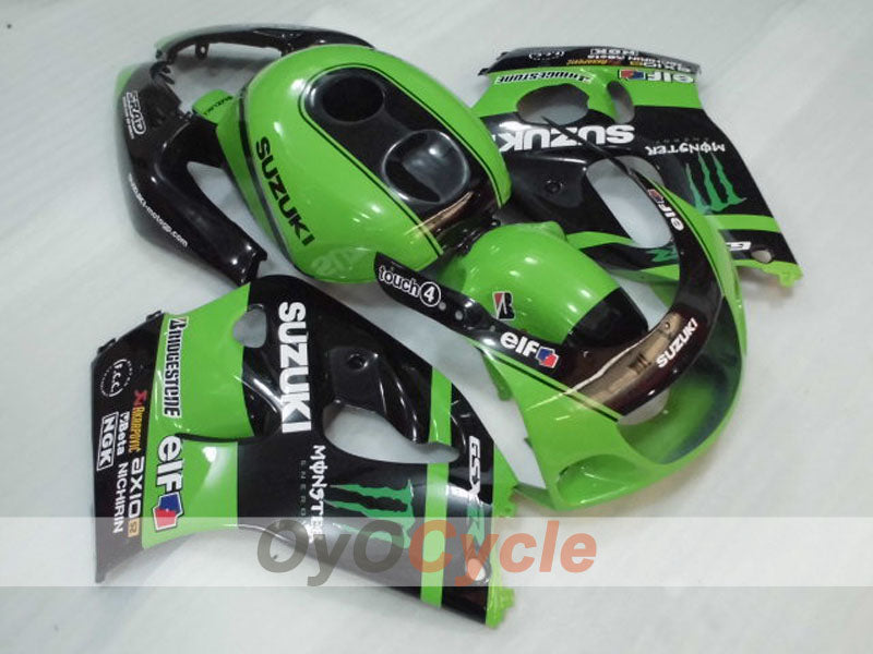 Carenatura per Suzuki GSXR750 del 96-99 - Verde, Nero - Personalizza #OYO87905069 Immagine principale del prodotto