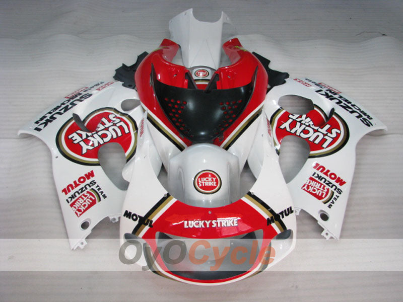 Carena per Suzuki GSXR750 96-99 - Rosso, Bianco - Lucky Strike #OYO87905070 Immagine secondaria del prodotto