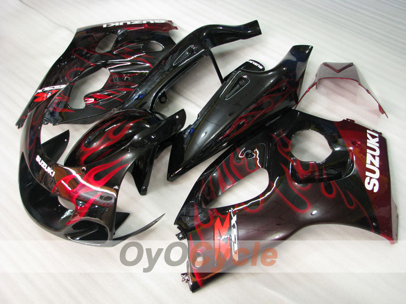 Kit carenatura per Suzuki GSXR750 del 96-99 - Arancione, Nero - Fiamma #OYO87905071 Immagine principale del prodotto