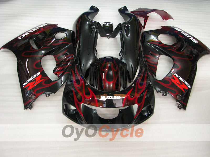 Kit carenatura per Suzuki GSXR750 del 96-99 - Arancione, Nero - Fiamma #OYO87905071 Immagine secondaria del prodotto