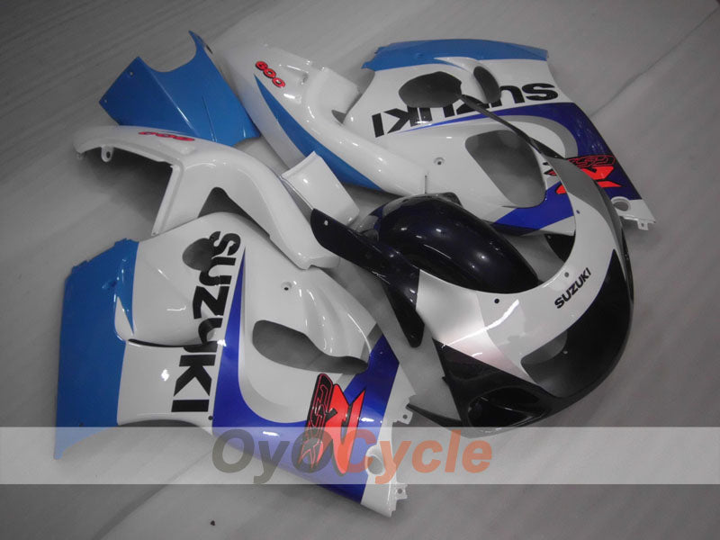 Kit carene per Suzuki GSXR750 del 96-99 - Blu, Bianco - Stile di fabbrica #OYO87905078 Immagine principale del prodotto