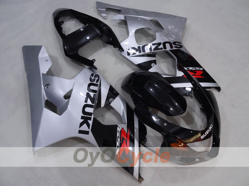 Carenatura a iniezione per GSX R750 anni 04-05 - Nero, Argento - Stile di fabbrica #OYO87905265 Immagine principale del prodotto