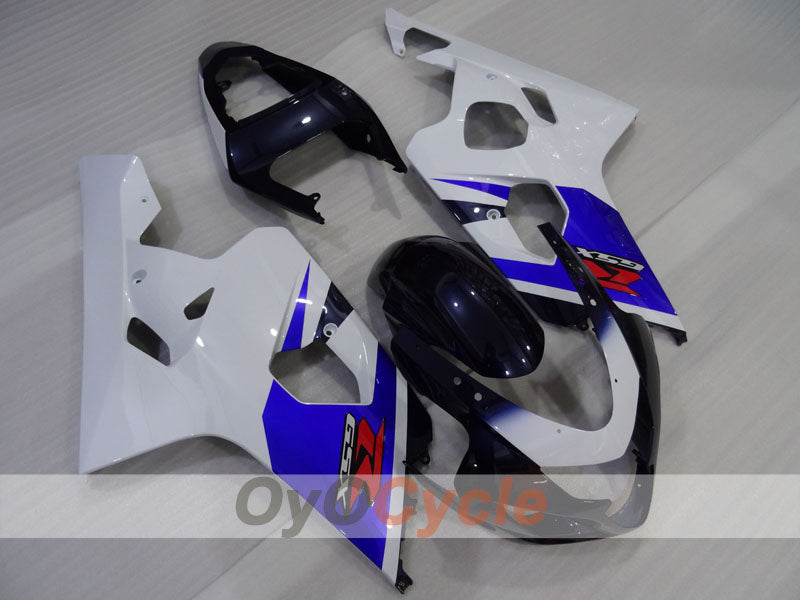 Kit carene a iniezione per GSX R750 04-05 - Blu, Bianco, Nero - Stile di fabbrica #OYO87905267 Immagine principale del prodotto