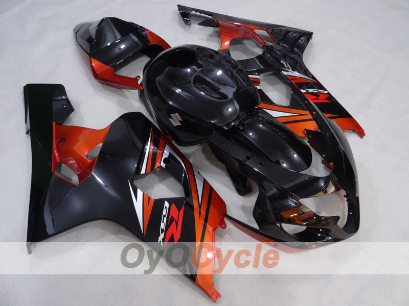 Kit carene a iniezione per GSXR600 04-05 - Arancione, Nero - Stile di fabbrica #OYO87905231 Immagine principale del prodotto