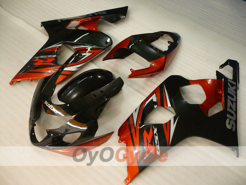 Kit carenatura a iniezione per GSX R750 04-05 - Rosso, Nero - Stile di fabbrica #OYO8790571 Immagine secondaria del prodotto