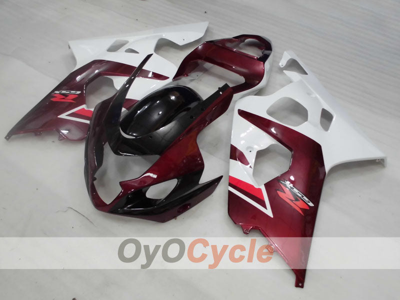 Kit carenatura a iniezione per GSX R750 04-05 - Colore rosso vino, bianco - Stile di fabbrica #OYO87905275 Immagine secondaria del prodotto