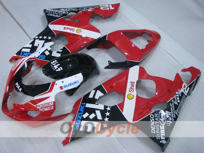 Carenatura a iniezione per GSXR600 04-05 - Rosso, Nero - RK #OYO87905240 Immagine secondaria del prodotto