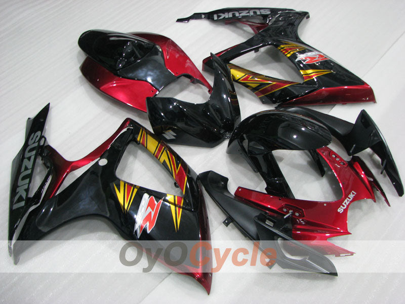 Kit carene a iniezione per GSX R750 06-07 - Rosso, Nero - Stile di fabbrica #OYO87905339 Immagine principale del prodotto