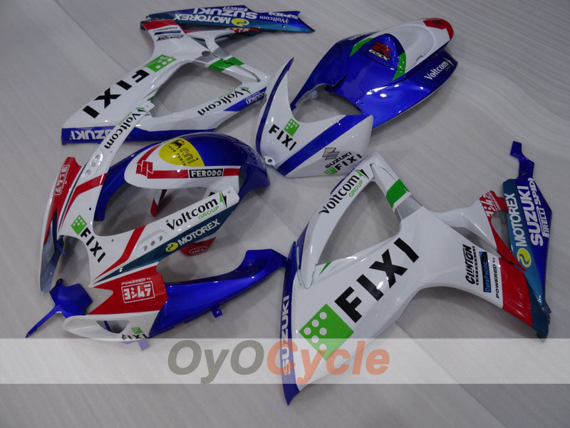 Kit carene a iniezione per GSX R750 06-07 - Blu, Bianco - FIXI #OYO87905341 Immagine secondaria del prodotto
