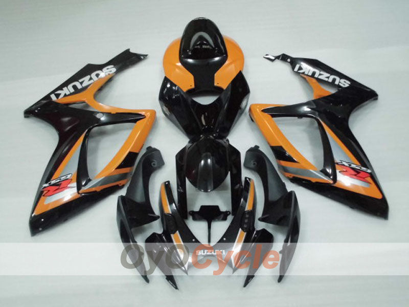 Kit Carenatura a Iniezione per GSX R600 06-07 - Arancione, Nero - Stile di Fabbrica #OYO87905307 Immagine secondaria del prodotto