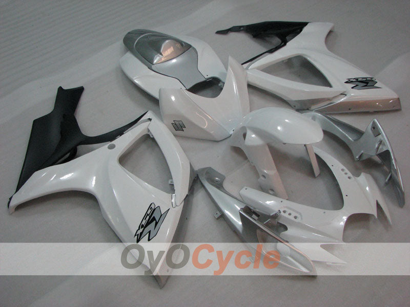 Kit carene a iniezione per GSX R750 06-07 - Bianco, Argento - Stile Fabbrica #OYO87905345 Immagine principale del prodotto