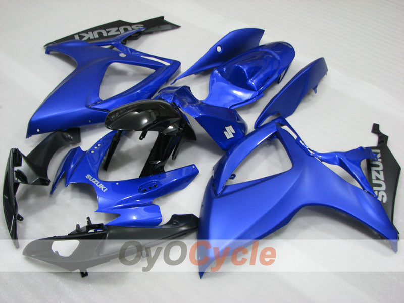Kit carene a iniezione per GSX R750 06-07 - Blu, Nero - Stile di fabbrica #OYO87905346 Immagine principale del prodotto