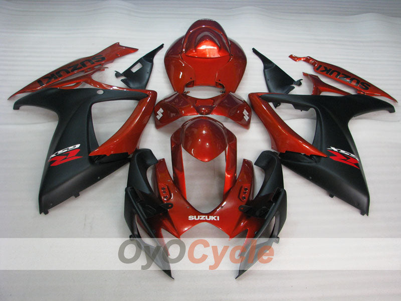 Kit Carene a Iniezione per GSX R750 06-07 - Rosso, Nero - Stile Originale #OYO87905347 Immagine secondaria del prodotto