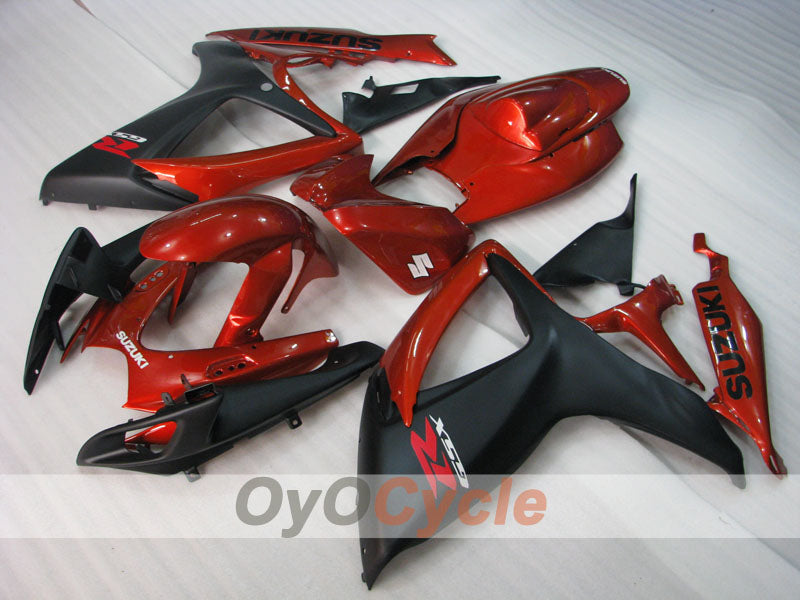 Carenatura a iniezione per GSX R600 06-07 - Rosso, Nero - Stile di Fabbrica #OYO87905310 Immagine secondaria del prodotto