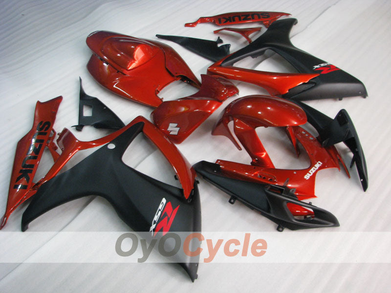 Carenatura a iniezione per GSX R600 06-07 - Rosso, Nero - Stile di Fabbrica #OYO87905310 Immagine principale del prodotto