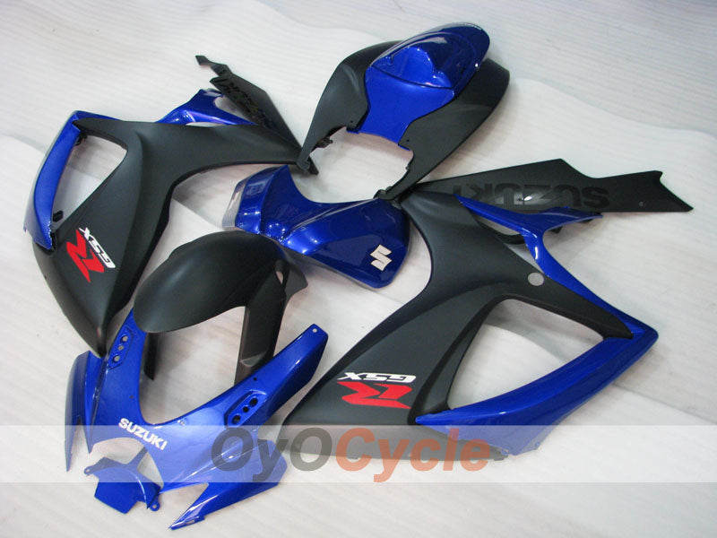 Kit carene a iniezione per GSX R750 anni 06-07 - Blu, Nero - Stile di fabbrica #OYO87905348 Immagine principale del prodotto