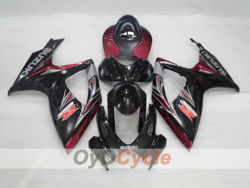 Kit carene a iniezione per GSX R600 06-07 - Nero, Fucsia - Stile originale #OYO87905314 Immagine secondaria del prodotto