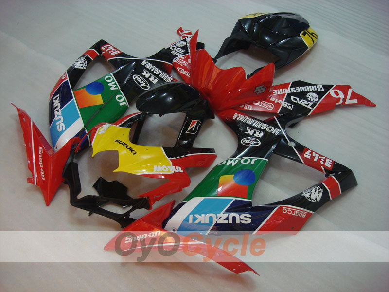 Carena a iniezione per GSX R750 08-10 - Rosso, Nero - RK #OYO87905421 Immagine principale del prodotto