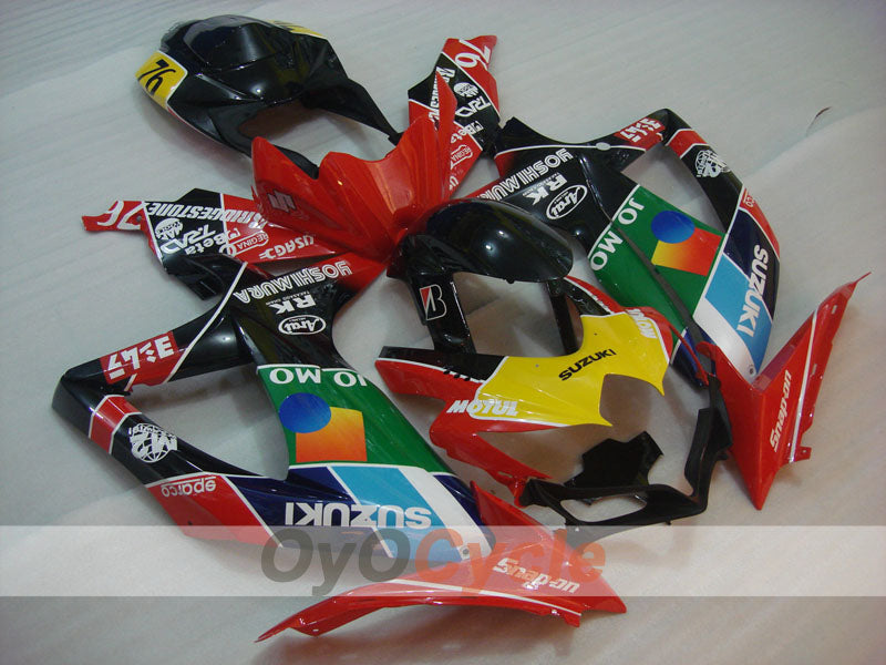 Carena a iniezione per GSX R750 08-10 - Rosso, Nero - RK #OYO87905421 Immagine secondaria del prodotto