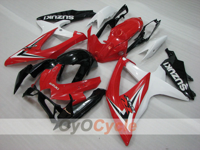 Kit carene a iniezione per GSX R750 anni 08-10 - Rosso, Bianco, Nero - Stile di fabbrica #OYO87905425 Immagine secondaria del prodotto