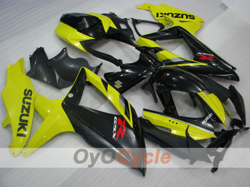 Kit carenatura a iniezione per GSX R750 08-10 - Giallo, Nero - Stile di fabbrica #OYO87905427 Immagine principale del prodotto