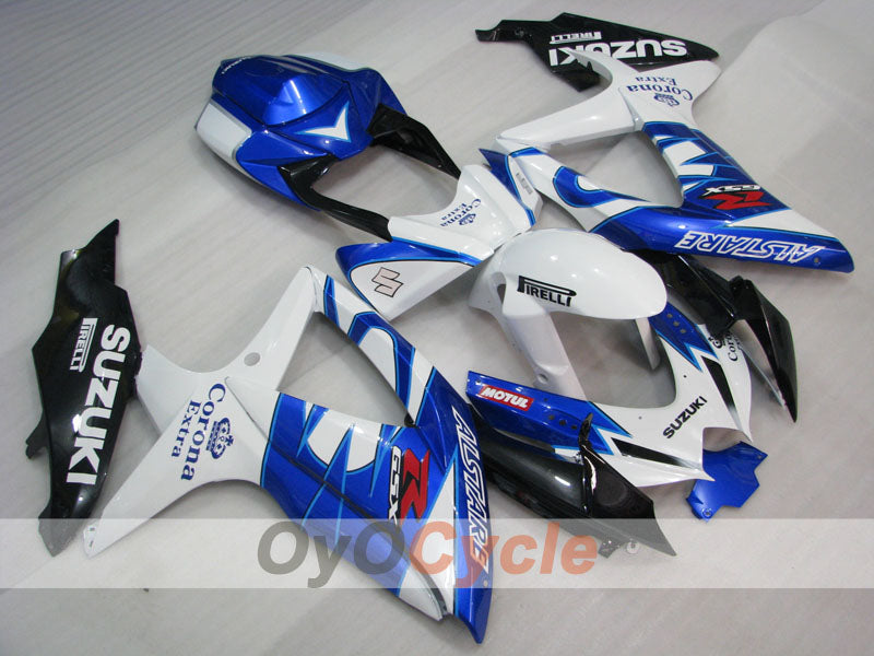 Kit Carene a Iniezione per GSX R750 08-10 - Blu, Bianco - Corona #OYO87905429 Immagine principale del prodotto