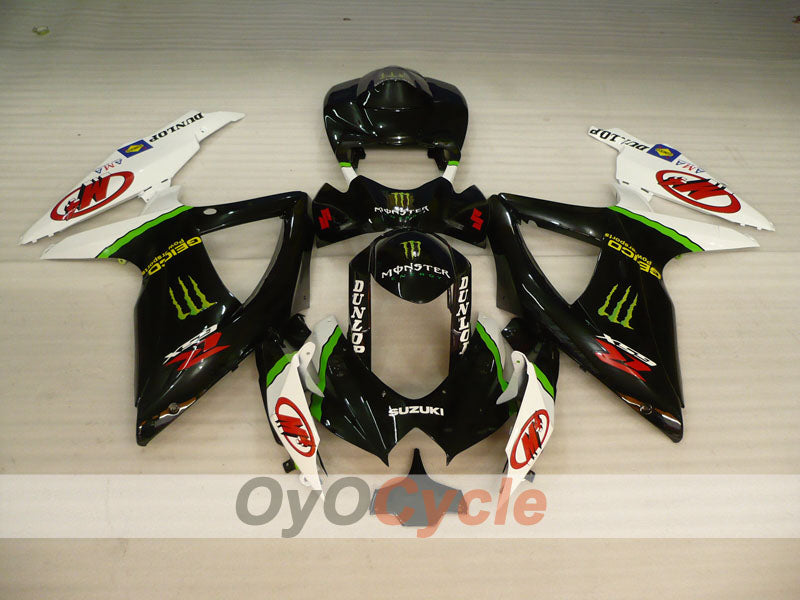 Carenatura a iniezione per GSX R600 08-10 - Bianco, Nero - Monster #OYO87905388 Immagine secondaria del prodotto