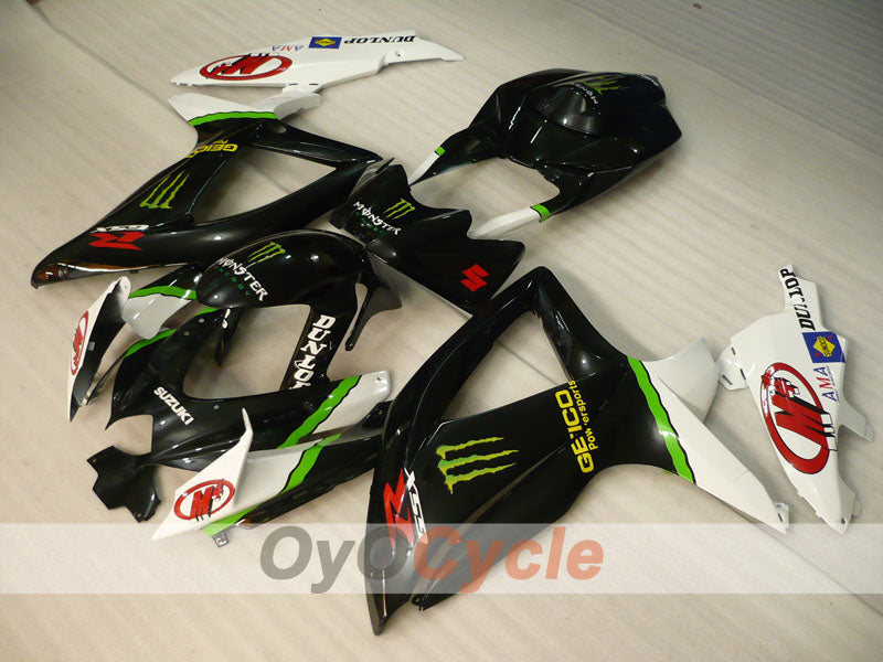 Kit carene a iniezione per GSX R750 08-10 - Bianco, Nero - Monster #OYO87905431 Immagine secondaria del prodotto