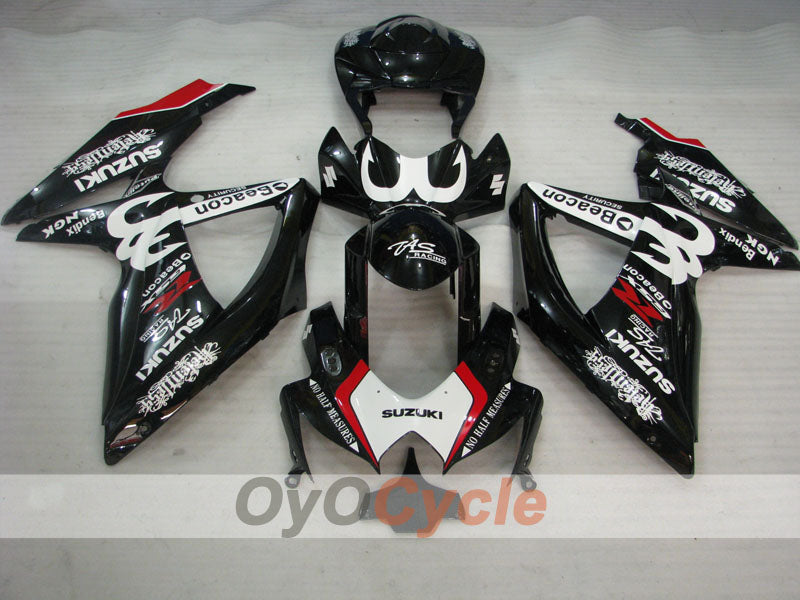 Kit carene a iniezione per GSX R750 08-10 - Bianco, Nero - Beacon #OYO87905432 Immagine secondaria del prodotto