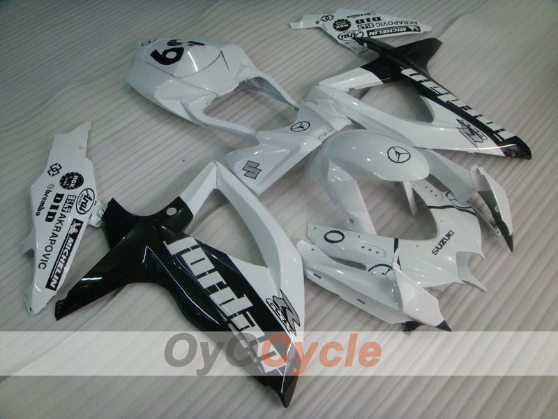 Kit Carenatura a Iniezione per GSX R750 08-10 - Bianco, Nero - Jordan #OYO87905433 Immagine secondaria del prodotto