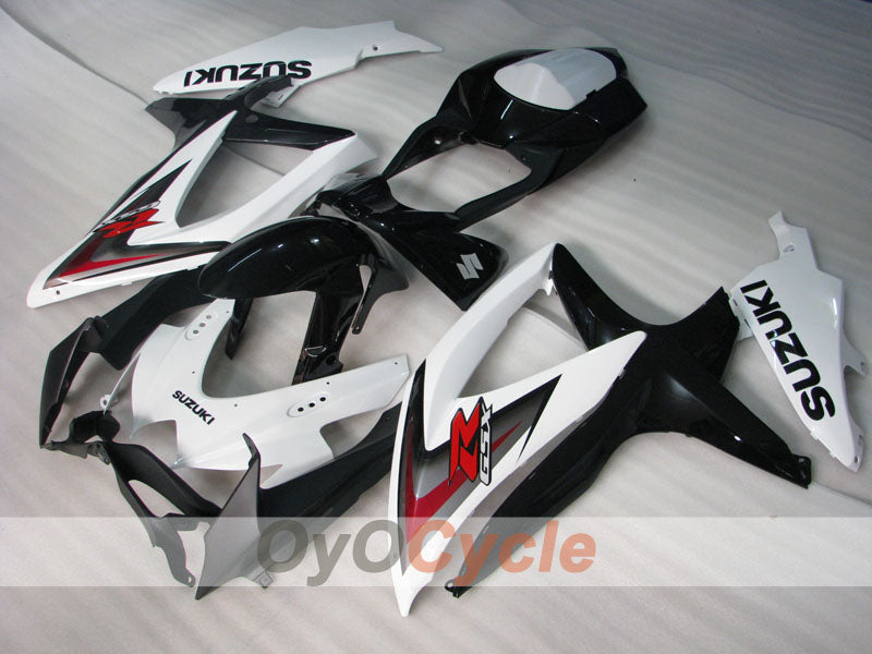Kit carene a iniezione per GSX R750 anni 08-10 - Bianco, Nero - Stile Factory #OYO87905438 Immagine secondaria del prodotto