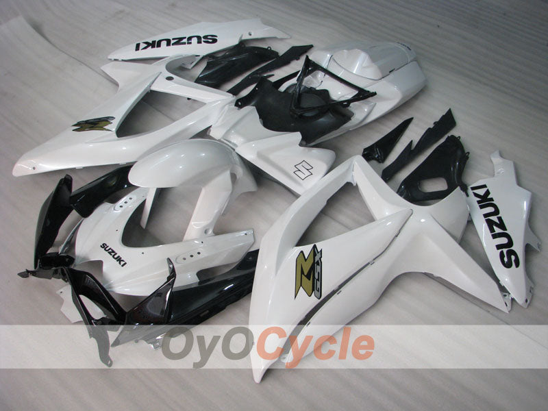 Kit carene a iniezione per GSX R750 anni 08-10 - Bianco, Nero - Stile fabbrica #OYO87905441 Immagine principale del prodotto