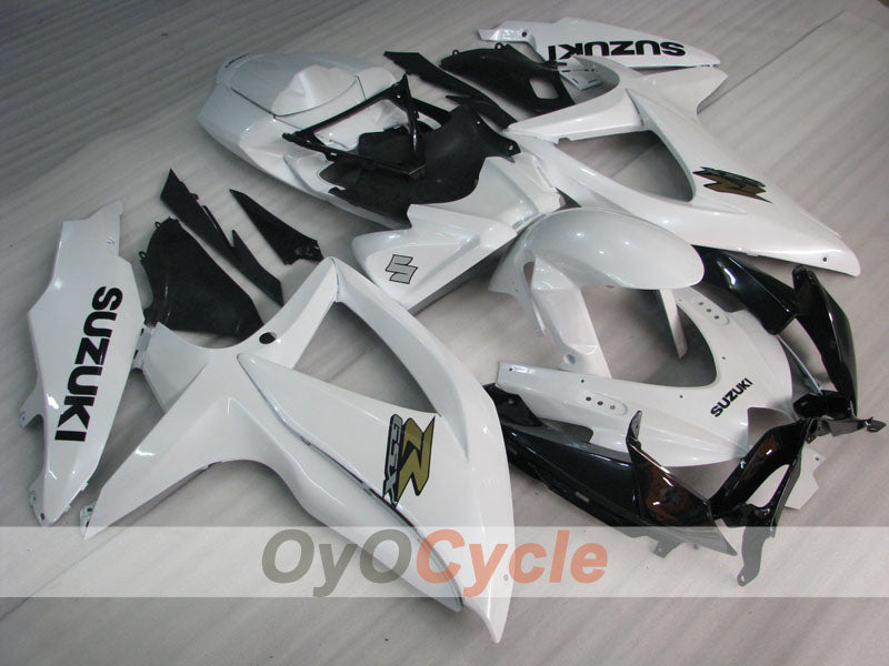 Kit carene a iniezione per GSX R750 anni 08-10 - Bianco, Nero - Stile fabbrica #OYO87905441 Immagine secondaria del prodotto