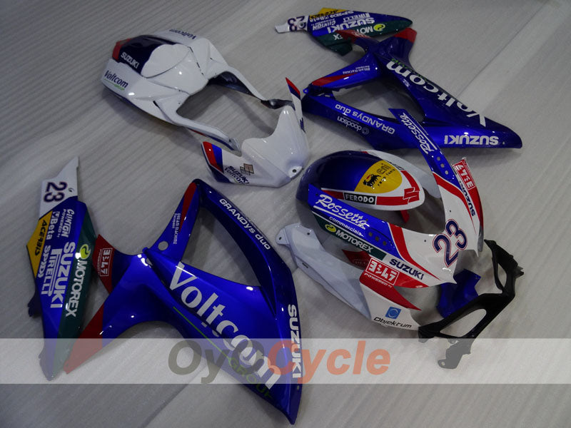 Kit carene a iniezione per GSX R750 08-10 - Blu, Bianco - Voltcom #OYO87905443 Immagine secondaria del prodotto