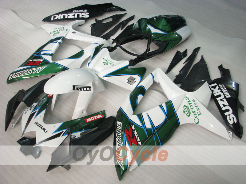 Carenatura a iniezione per GSX R750 08-10 - Verde, Bianco - Corona #OYO87905445 Immagine secondaria del prodotto