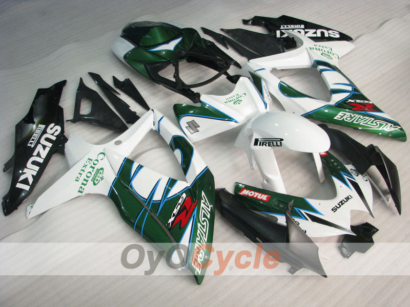 Carenatura a iniezione per GSX R750 08-10 - Verde, Bianco - Corona #OYO87905445 Immagine principale del prodotto