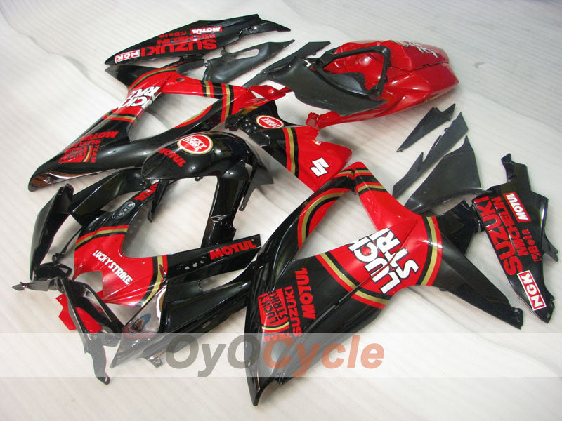 Kit carenatura a iniezione per GSX R750 08-10 - Rosso, Nero - Lucky Strike #OYO87905446 Immagine secondaria del prodotto