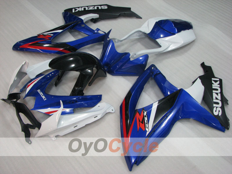 Kit carenatura a iniezione per GSX R750 08-10 - Blu, Bianco, Nero - Stile di fabbrica #OYO87905447 Immagine secondaria del prodotto
