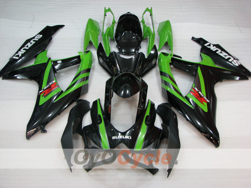 Kit carene a iniezione per GSX R750 anni 08-10 - Verde, Nero - Stile di Fabbrica #OYO87905448 Immagine secondaria del prodotto