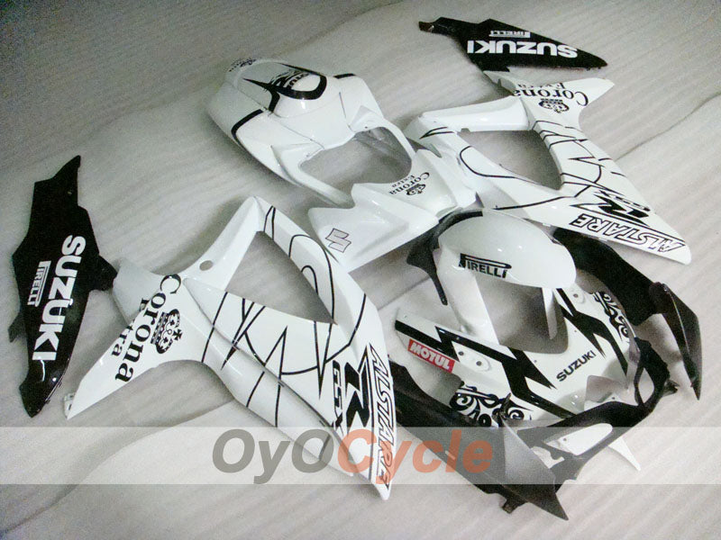 Carenatura a iniezione per GSX R750 08-10 - Bianco, Nero - Corona #OYO87905456 Immagine principale del prodotto